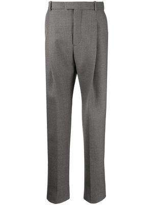 Alexander McQueen tapered wool trousers - Grey