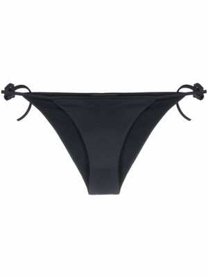 Dsquared2 Icon-print side-tie bikini bottoms - Black