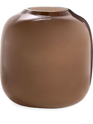 Cappellini Arya' curved vase 220mmx180mm - Brown