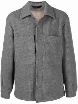 Z Zegna buttoned cardigan jacket - Grey