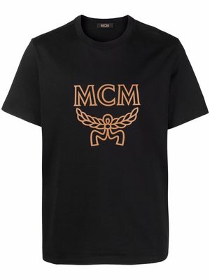 MCM logo crew-neck T-shirt - Black