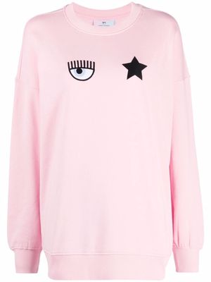 Chiara Ferragni logo-print cotton T-Shirt - Pink