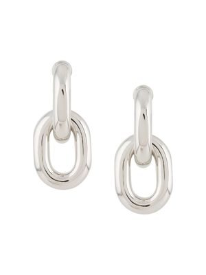 Paco Rabanne chunky drop-chain earrings - Silver