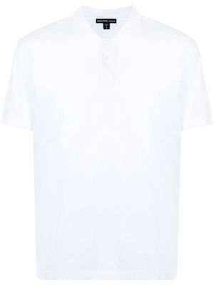 James Perse Luxe Lotus jersey polo shirt - White