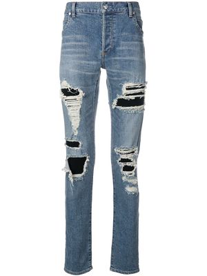 Balmain distressed jeans - Blue