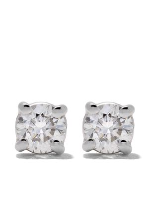 Wouters & Hendrix Gold 18kt gold diamond stud earrings - YELLOW GOLD/WHITE GOLD