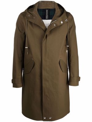 Mackintosh GRANISH hooded coat - Green