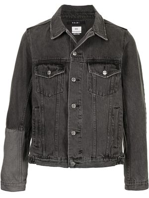 Ksubi contrast-panel denim jacket - Black