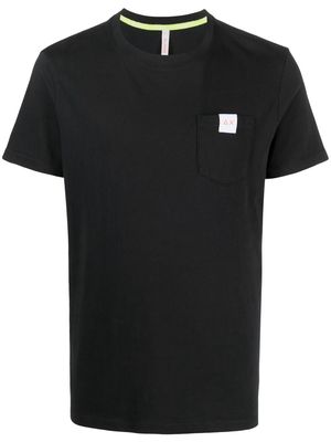 Sun 68 logo-patch T-shirt - Black