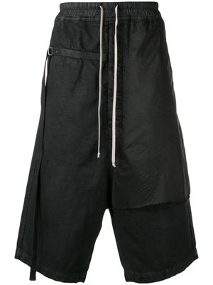 Rick Owens DRKSHDW drop-crotch shorts - Black