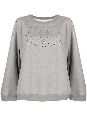 Cynthia Rowley rhinestone-embellished cape - Grey