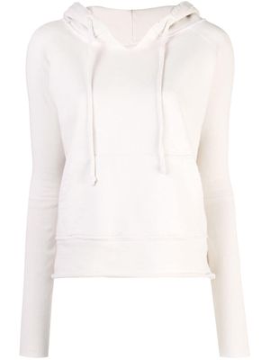Nili Lotan drawstring hooded sweatshirt - White