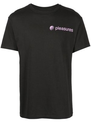 Pleasures logo-print T-shirt - Black