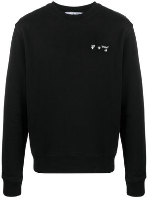 Off-White chest logo-print sweatshirt - Black