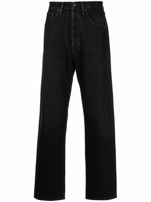 Acne Studios loose-fit organic cotton jeans - Black