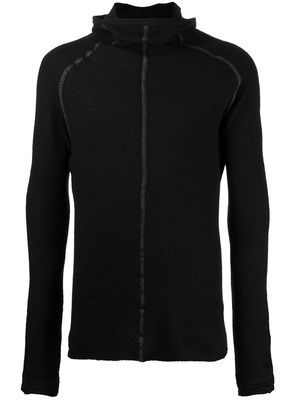 Isaac Sellam Experience wool hooded jumper - Black