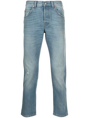 Gucci eco-bleached tapered jeans - Blue