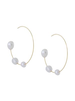 Cult Gaia Nubia pearl earrings - Gold