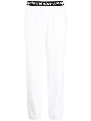 Alexander Wang logo-tape track trousers - White