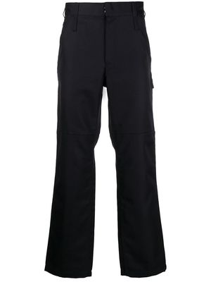 AMBUSH high-waist straight-leg trousers - Blue