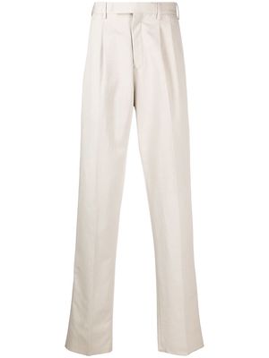 Z Zegna concealed fastening trousers - Neutrals