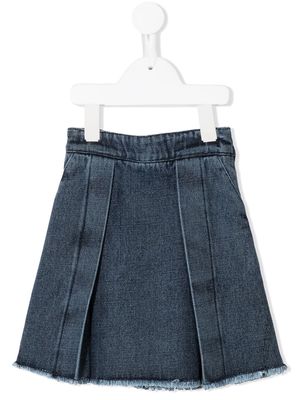Andorine A-line denim skirt - Blue
