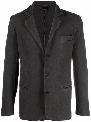 Avant Toi fitted single-breasted blazer - Grey