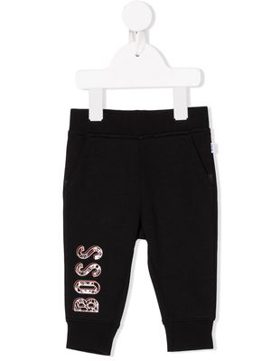 BOSS Kidswear logo track pants - Black