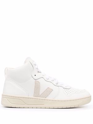 VEJA logo patch high-top sneakers - White