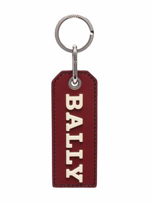 Bally embossed logo luggage tag - Red