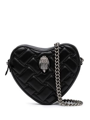 Kurt Geiger London Kensington heart-shaped crossbody bag - Black