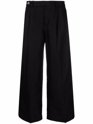 Lauren Ralph Lauren pleated straight-leg trousers - Black