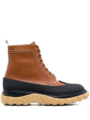 Thom Browne covered outsole wingtip boots