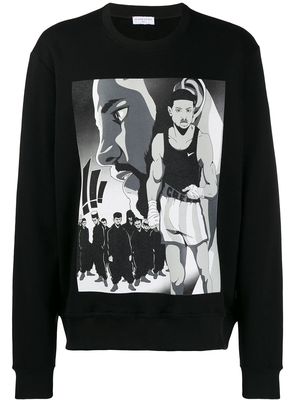 Ih Nom Uh Nit Creed print sweatshirt - Black
