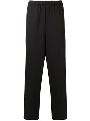 UNDERCOVER elasticated straight-leg trousers - Black