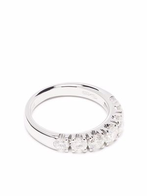 LEO PIZZO 18kt white gold Anniversary diamond ring - Silver