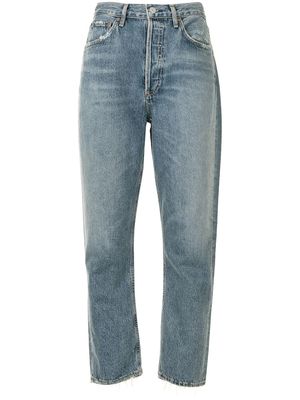 AGOLDE high rise Riley jeans - Blue