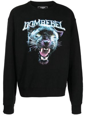 DOMREBEL Panther logo-print sweatshirt - Black