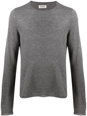 Zadig&Voltaire fine knit cashmere jumper - Grey