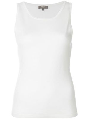 N.Peal cashmere superfine shell top - White