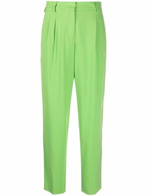 Blanca Vita straight-leg tailored trousers - Green