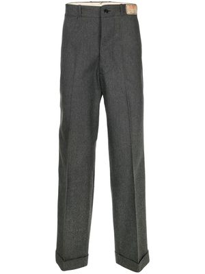 Fake Alpha Vintage 1940s Coverts tailored trousers - Grey