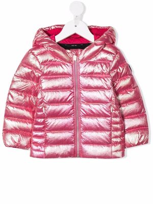 Ciesse Piumini Junior high-shine padded coat - Pink