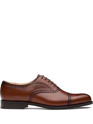 Church's Nevada leather oxford brogues - Brown