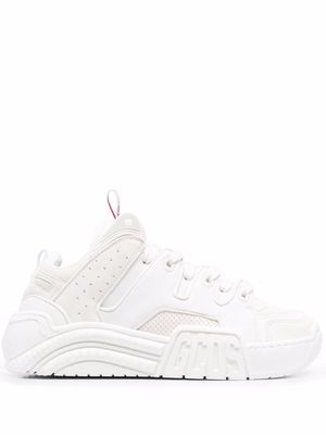 Gcds chunky lace-up sneakers - White