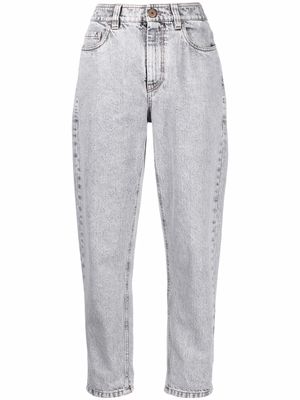 Brunello Cucinelli tapered-leg jeans - Grey