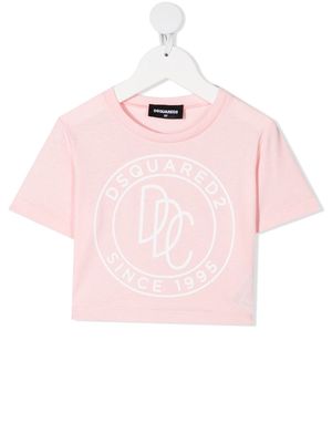 Dsquared2 Kids logo-print T-shirt - Pink
