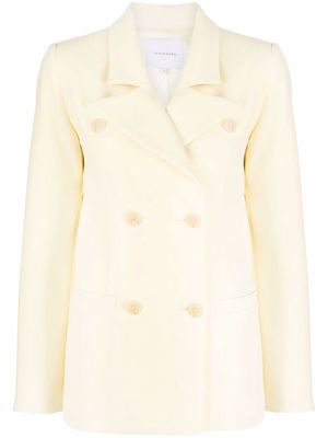 Lesyanebo double-breasted tailored blazer - Yellow