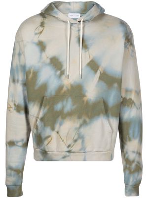 John Elliott Sequoia-print slim hoodie - Blue
