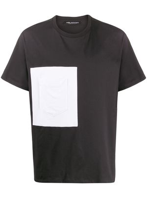 Neil Barrett chest patch pocket T-shirt - Black